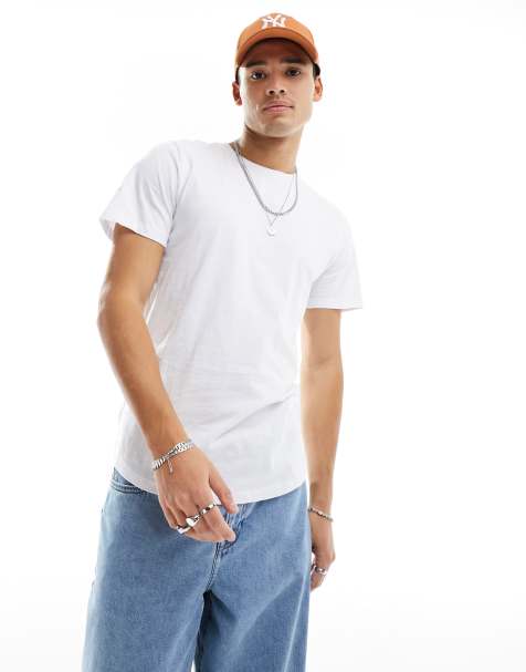 Cotton:On Longline t-shirt in white - view 1