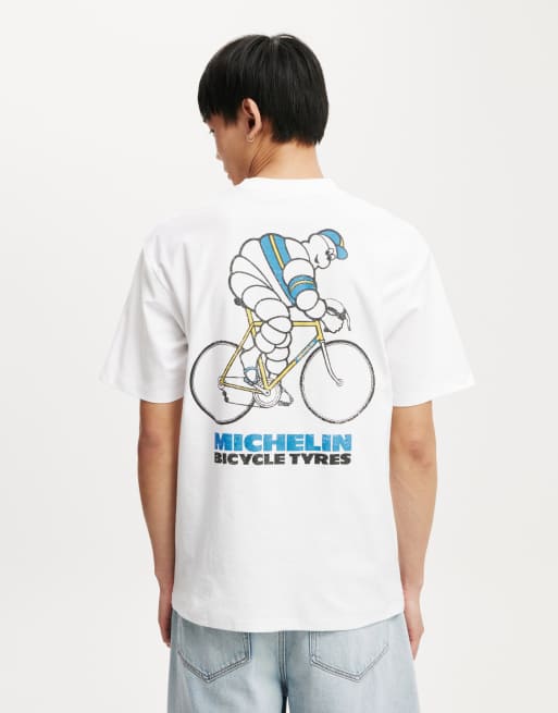 Cotton:On Loose fit michelin t-shirt in white