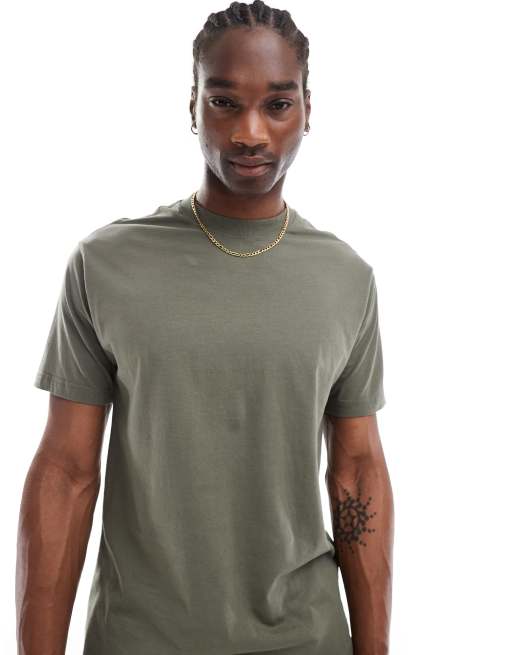 Plain khaki t shirt hotsell