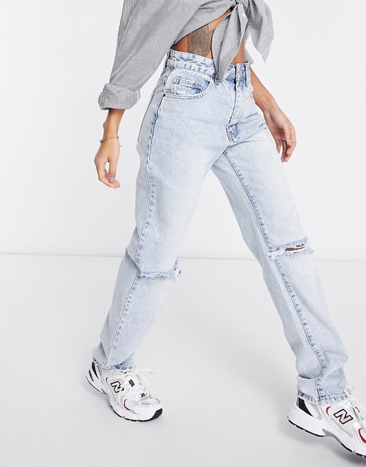 Cotton:On loose straight leg jeans in light wash