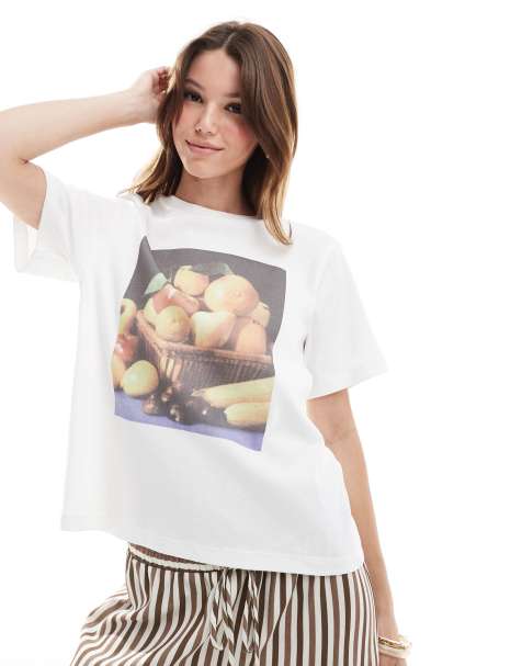 Cotton:On Lounge graphic tee in fruit bowl - view 1