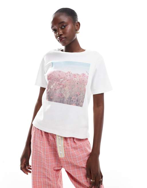 Cotton:On Lounge graphic tee in white