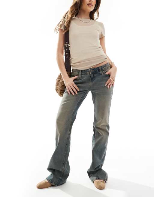 Cotton:On Low rise bootcut jean in blue