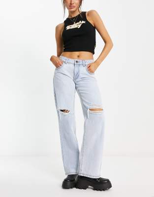 Cotton On Women's Stretch Bootleg Flare Jeans In Desert Blue