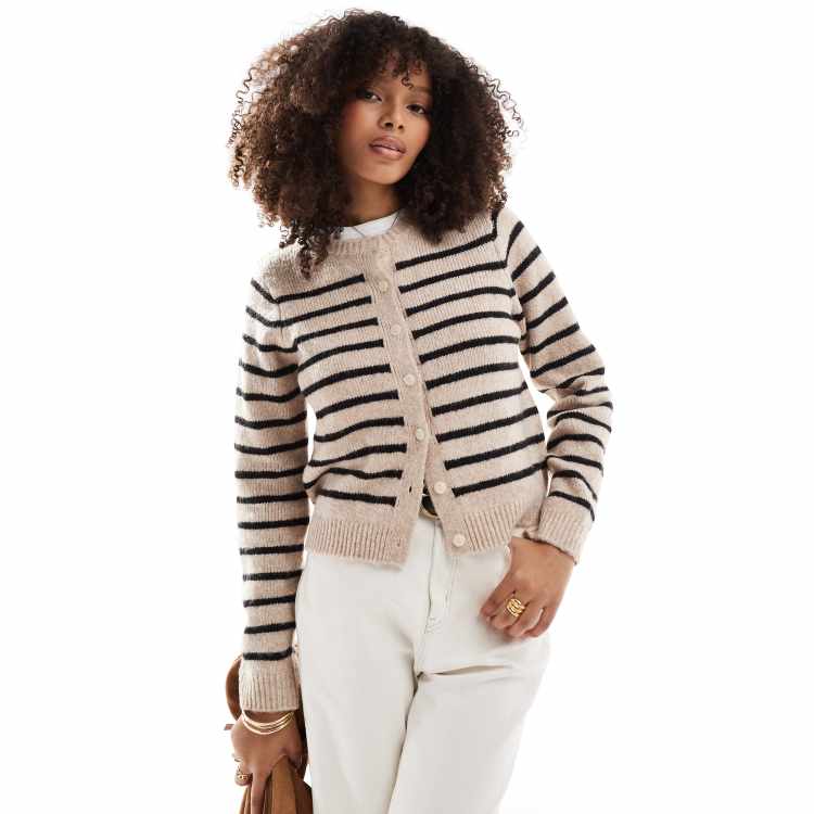 ロンハーマン　Multi Button Crew Neck Cardigan Floerns Men's Casual Long Sleeve Button Front V Neck Rib