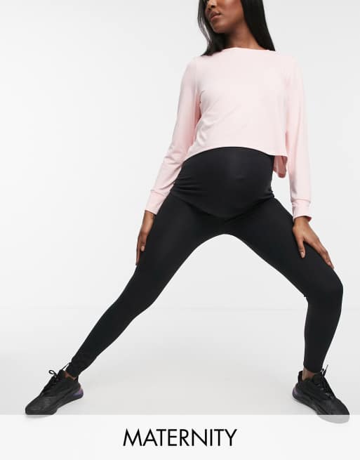 Cotton On Maternity activewear short leggings in black