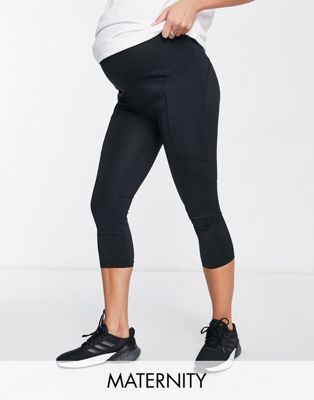 Cotton On Maternity activewear short leggings in black
