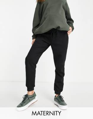 maternity cotton joggers