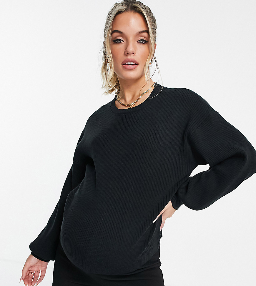 Cotton:On Cotton: On Maternity pullover in black