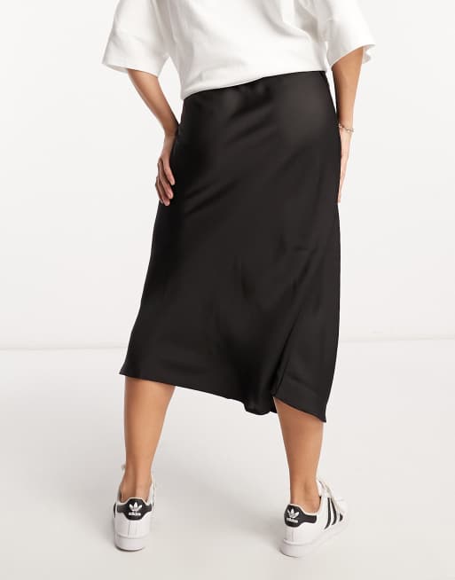 Silk midi 2025 skirt cotton on