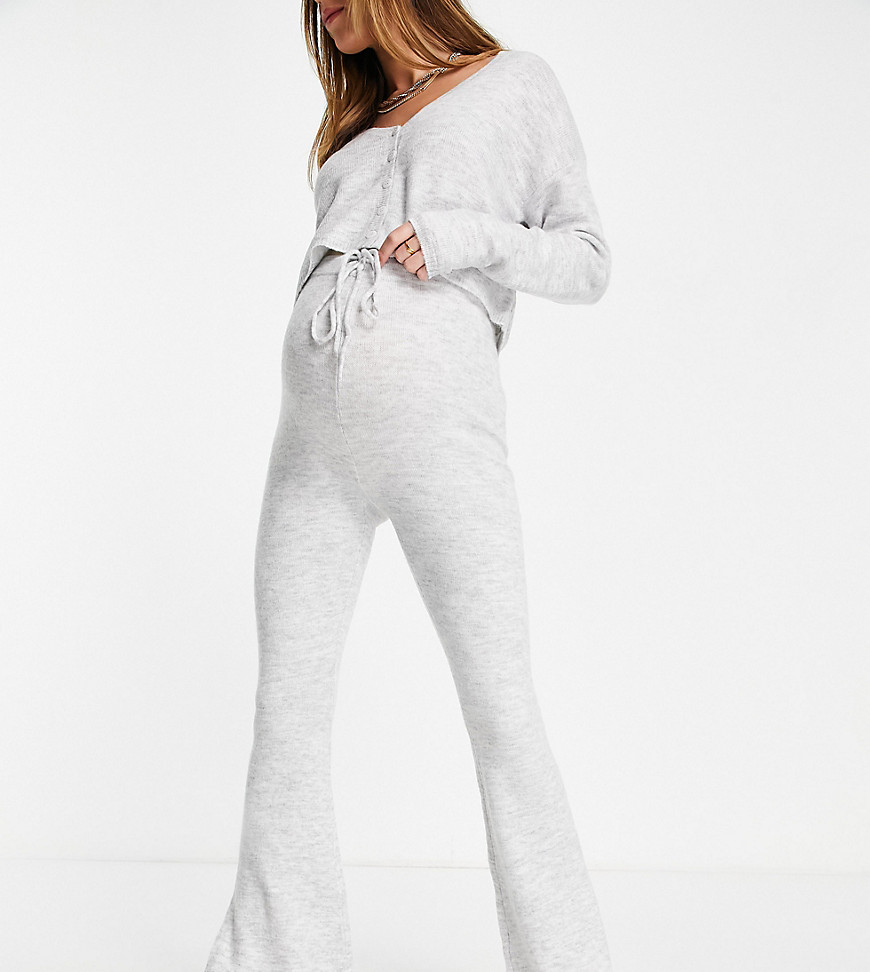 Cotton:On Maternity Cotton: On Maternity split side pant in gray