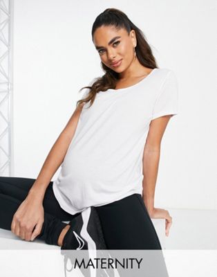Cotton:On Maternity activewear t-shirt in white - ASOS Price Checker