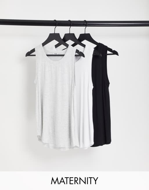 Cotton:On Maternity – Zestaw 3 codziennych topów bez rękawów 