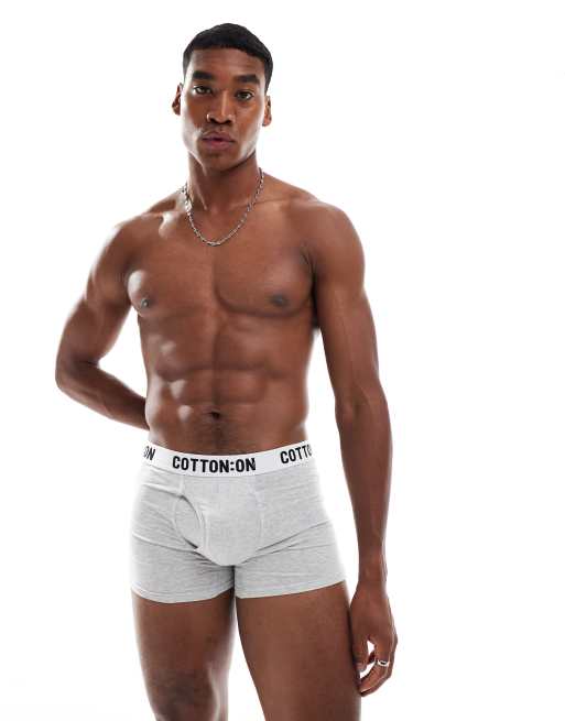 Cotton:On Mens cotton trunks in grey