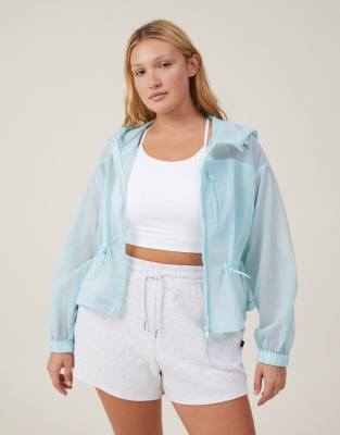 Cotton:On mesh anorak jacket in light blue | ASOS