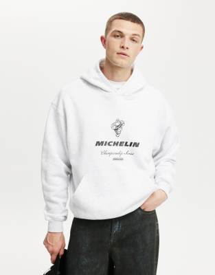 Cotton:On Michelin box fit hoodie in athletic marle/michelin-Grey