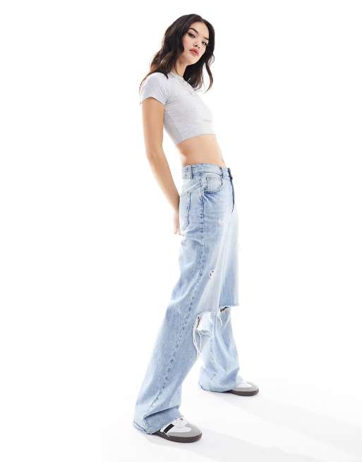 Cotton:On Micro Crop T-shirt in grey, 2 of 4