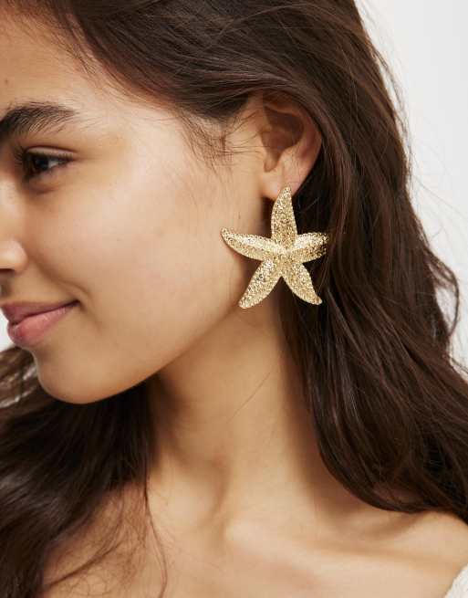 Cotton:On Mid charm earring in gold