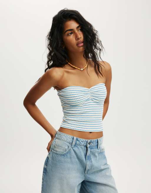 Cotton:On Milli gather front tube in blue
