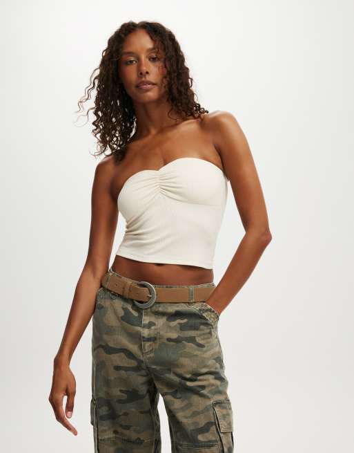 Cotton:On Milli gather front tube in off-white