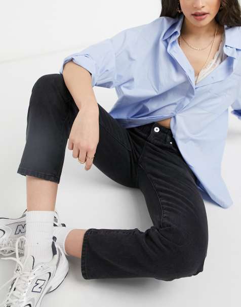 Cotton:On mom jeans in midnight black - view 1