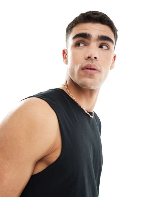 Cotton:On Muscle fit T-shirt in black | ASOS