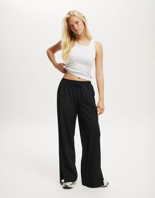 Cotton:On On track stretch pant in black