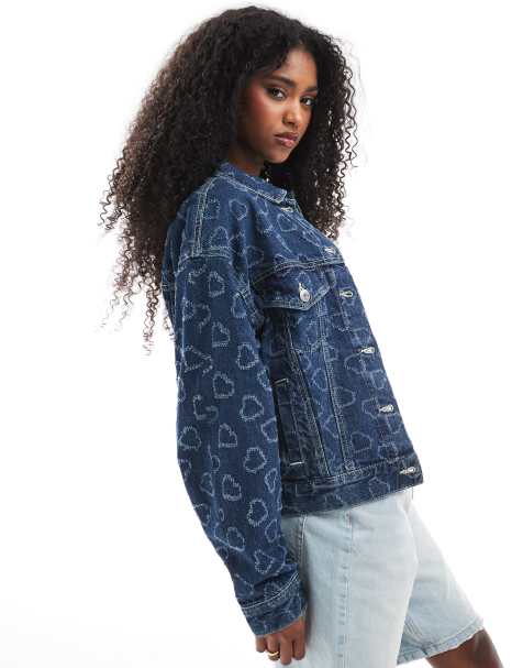Cotton:On Original denim jacket in mid blue - view 1