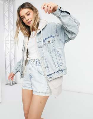 oversized denim jacket skroutz