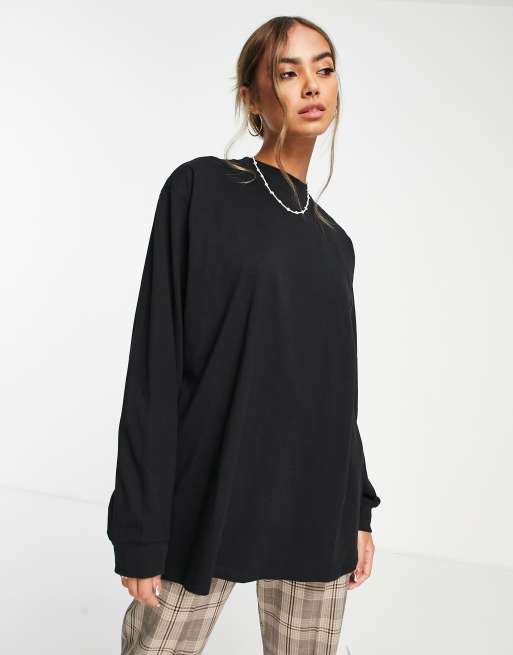 Oversized lange mouwen shirt new arrivals