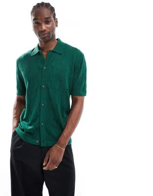 Cotton:On Pablo short sleeve shirt in green