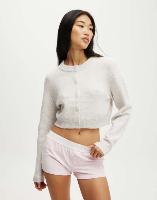 Cotton:On Peached jersey boyshort in pink frankie stripe