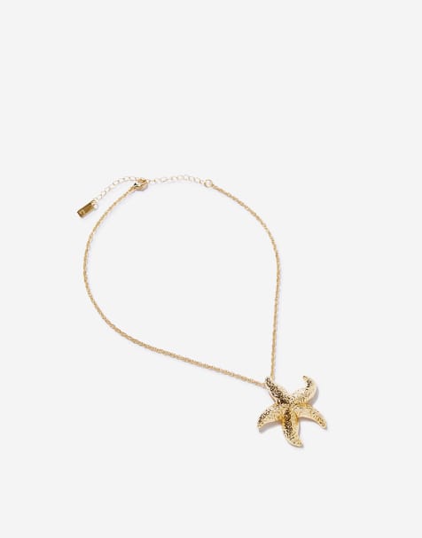 Cotton:On Pendant necklace in gold - view 1
