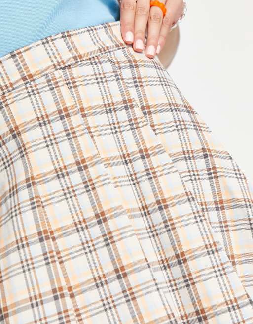 Plaid skirt shop cotton on