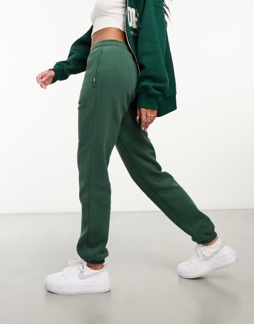 Cotton:On plush essential gym trackpants in green