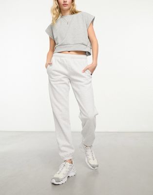Cotton:On plush essential gym trackpants in grey - ASOS Price Checker