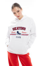 New Girl Order oversized hoodie in cow print fleece ASOS