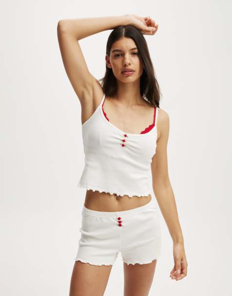 Cotton:On Pointelle rose short in coconut milk - view 1