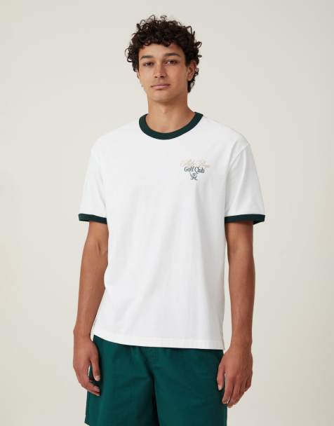 Cotton:On Premium loose fit art t-shirt in white - view 1
