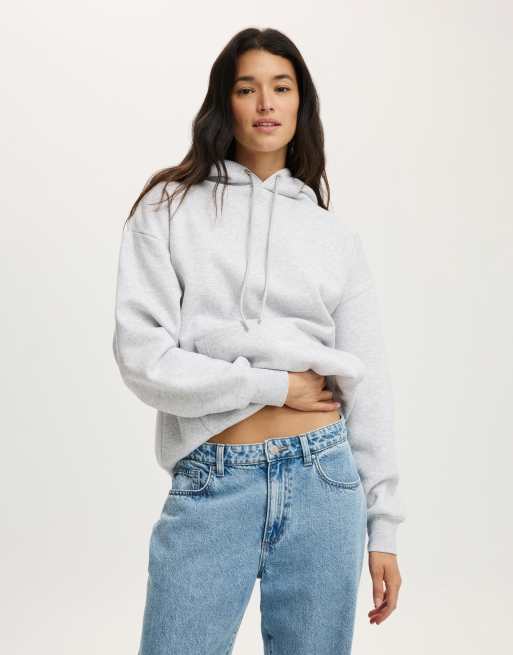 Cotton:On Premium oversized hoodie in grey