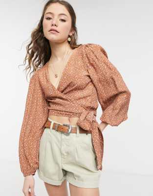 wrap top cotton on