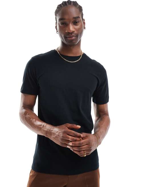 Cotton:On Regular fit crew t-shirt in black