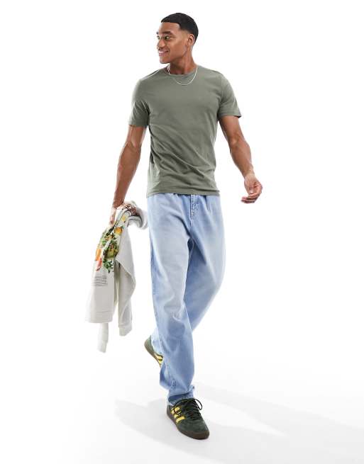 Cotton:On Regular fit crew t-shirt in khaki