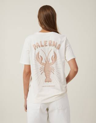 Cotton:On Regular fit graphic tee in palermo/ porcelain