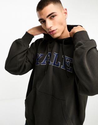 Cotton:On relaxed classic hoodie with Yale graphic - ASOS Price Checker