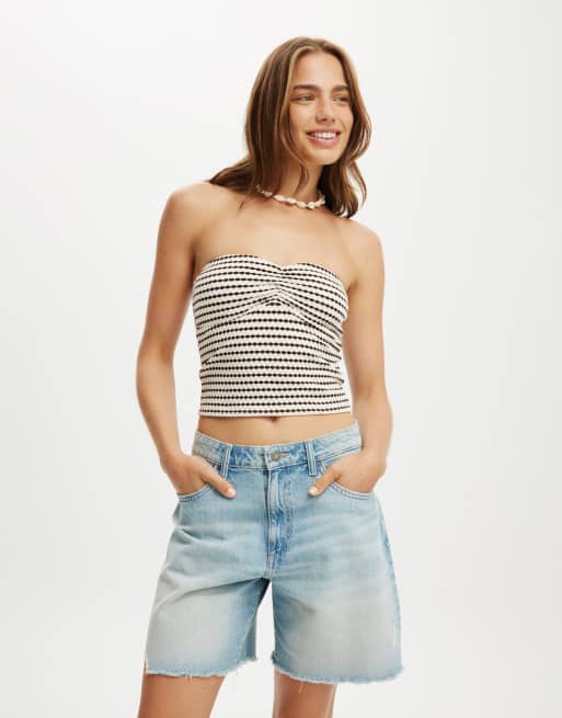 Cotton:On Relaxed denim short in blue
