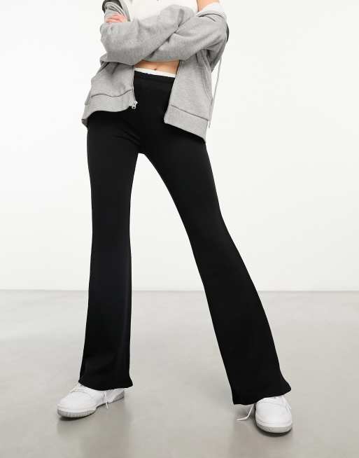 Flared lounge trousers hot sale