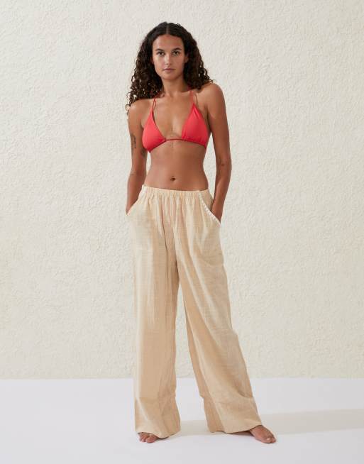 Cotton:On Relaxed pocket beach pant in beige