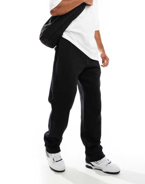 Cotton:On Relaxed track pant in black - view 1