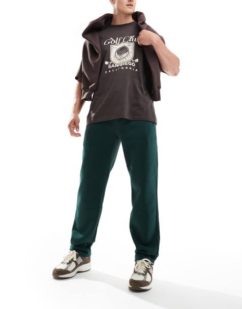 Cotton:On Relaxed track pant in green - view 1